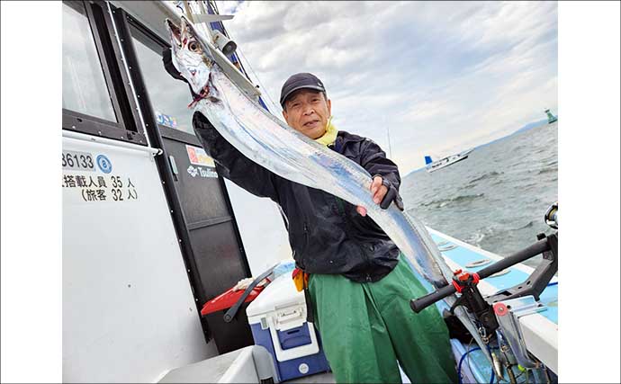 【沖釣り釣果速報】大物乗合船でマダイ筆頭にカンパチ・ハマチがズラリ！竿頭は8目＆30匹と大漁（愛知）