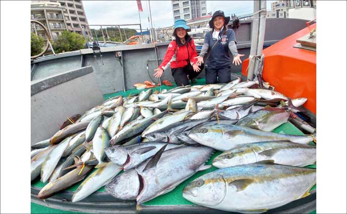 【沖釣り釣果速報】ヒラマサ7kg頭に船中60尾超！玄界灘の落とし込み釣りが最盛期（福岡）
