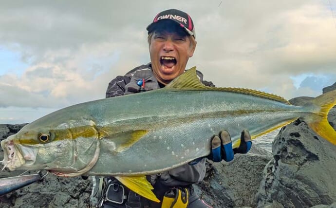 五島列島の遠征ロックショア釣行でヒラマサ5kg級手中！【長崎・小値賀島】地磯歩きでチャンスつかむ