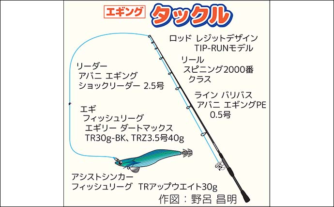 ティップランエギング入門ガイド【神奈川・真鶴】秋の相模湾で始める最初の一歩