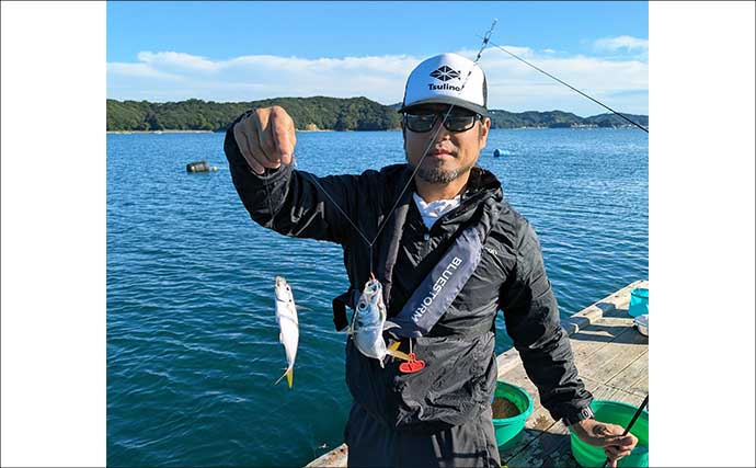 迫間浦のイカダ釣行でエギングと五目釣りを1日で満喫！【三重】アオリ8匹＆アジ25匹の好釣果