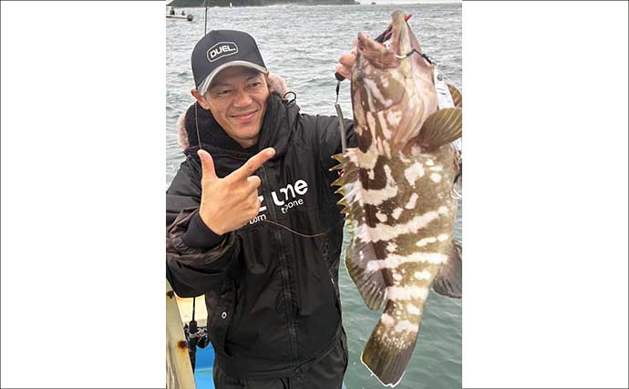 伊勢湾のボートジギングでまさかの53cmクエを手中！【愛知】ワラサ・タチウオ・マダイも次々ヒット
