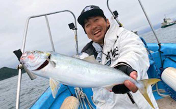 伊勢湾のボートジギングでまさかの53cmクエを手中！【愛知】ワラサ・タチウオ・マダイも次々ヒット