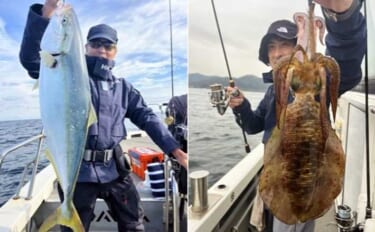 関西エリアの【船釣り特選釣果】ジギングで良型ブリ連発＆ナイトティップラ…