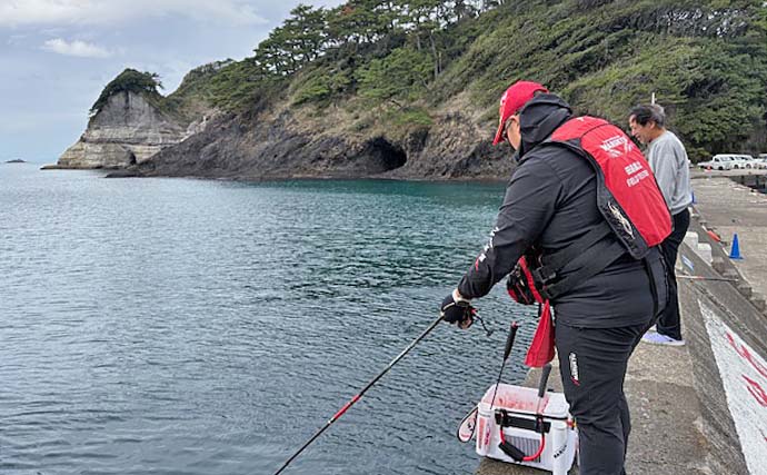 「思わぬ大物がヒット！」メジナ狙いのフカセ釣りで64.5cmのコロダイ降臨【西伊豆・仁科漁港】