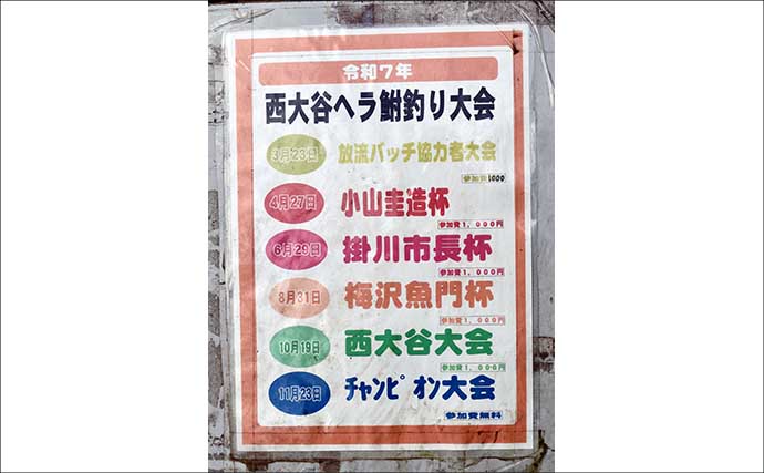 今週のヘラブナ推薦釣り場2025【静岡・西大谷池】