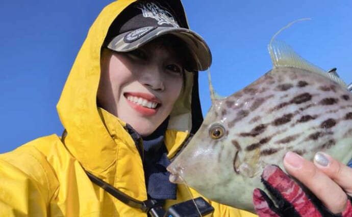 大分沖のカワハギ釣りで肝パンサイズが続々ヒット！【タイタニック21】中層攻略で大型が連発