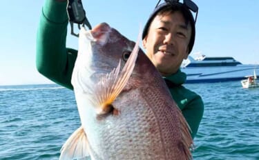 【沖釣り釣果速報】島原沖のタイラバでガツンとヒット！70cm超えマダイ…