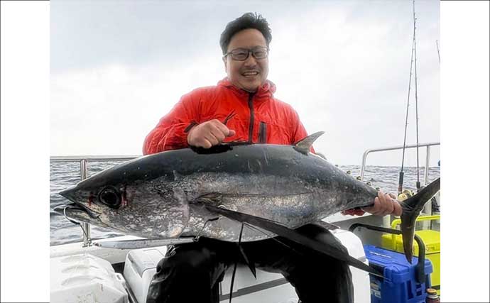 【沖のルアー釣果速報】志摩沖のトンジギで24.5kgタネトン降臨！（三重）