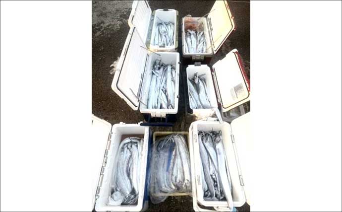 関西エリアの【船釣り特選釣果】ジギング船で11.6kg特大ブリ＆70cm大ダイ続々浮上！