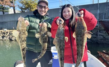 【沖のルアー釣果速報】ルアー便でビギナーがマゴチ連発！青物も入れ食いで…
