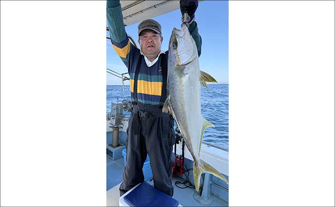 【沖釣り釣果速報】芦屋沖の落とし込み釣りで100cmヒラマサ浮上！船中青物57匹の爆発劇（福岡）