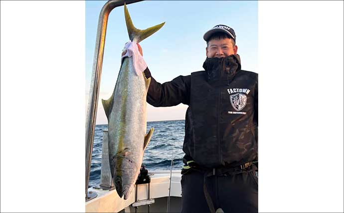 【沖釣り釣果速報】芦屋沖の落とし込み釣りで100cmヒラマサ浮上！船中青物57匹の爆発劇（福岡）