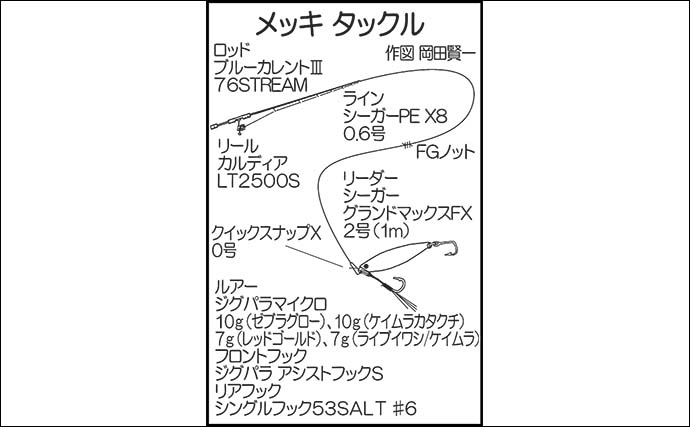 番匠川のメッキゲームで20cmを頭にツ抜け達成！【大分】メタルジグのただ巻きに好反応