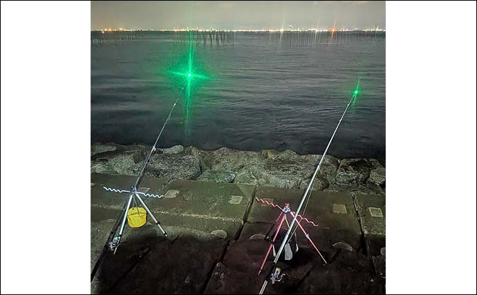 大野海岸周辺の投げ釣りで40cm級アナゴ3匹キャッチ【愛知】海藻消失で状況一変