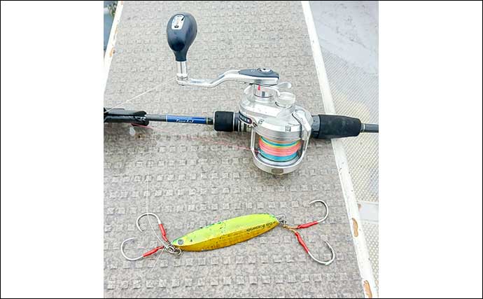 師崎沖のジギングでブリ2匹＆ワラサを手中！【愛知】タチウオに食らいついた珍客トラフグも登場