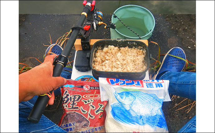 淡水五目釣りで91cm大型ゴイを手中【常陸利根川】ダントウボウとアメナマは連発