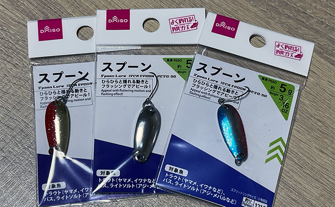 初めて買うルアーは「ダイソーの5gスプーン」で決まり！　コスパ高い＆しっかり釣れる