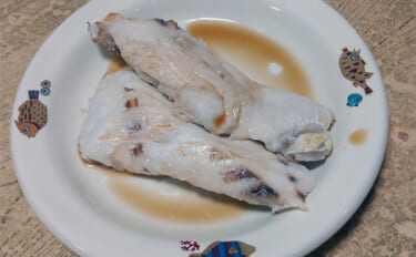 釣魚で作る「食品ロス削減」レシピ：タバメ腹骨の塩焼き　デカいほど美味い…