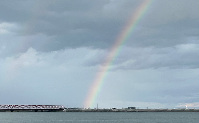 シーバスロッド流用でのルアーマゴチ釣りで45cm本命登場【木曽川河口】