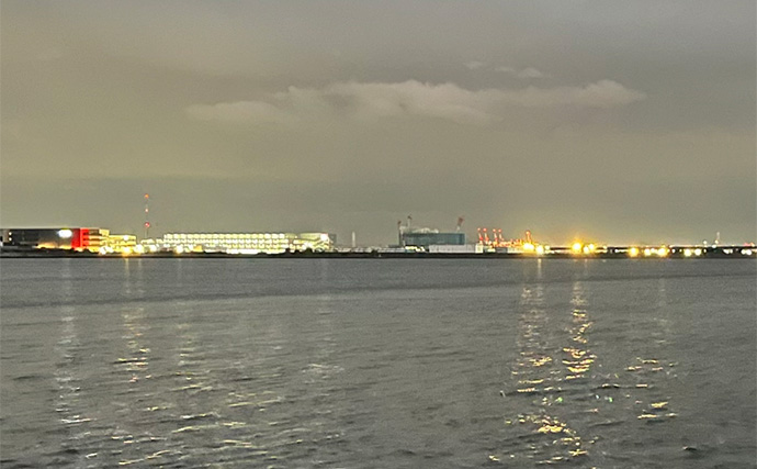 シーバスロッド流用でのルアーマゴチ釣りで45cm本命登場【木曽川河口】