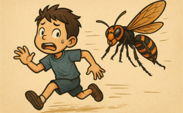 野池でのブラックバス釣りはスズメバチに注意？　釣り場には想像を超える危…