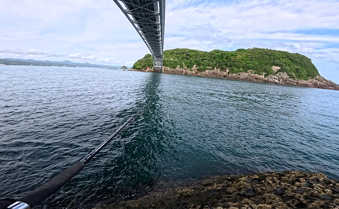 「125gのルアーでも底取り不可？」 激流ポイントでショアジギングに挑戦