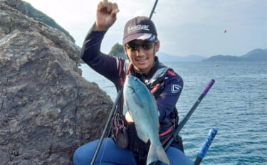 磯でのエギング＆フカセ釣りを堪能【大分・米水津】アオリにグレに大型カワ…