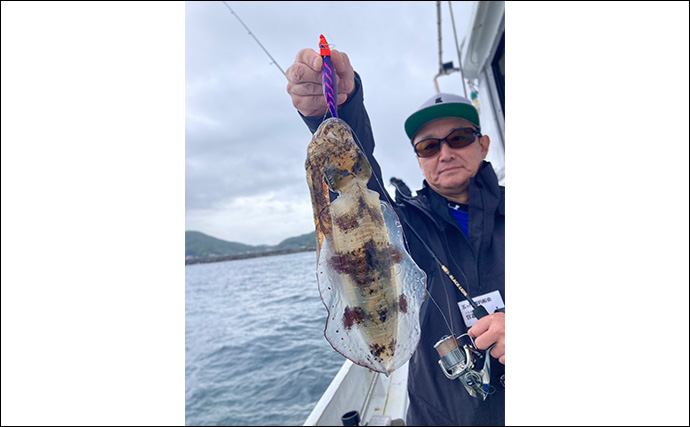 五ヶ所湾ボートエギング大会に参戦【三重】ウネリに苦戦も優勝者はアオリ11杯