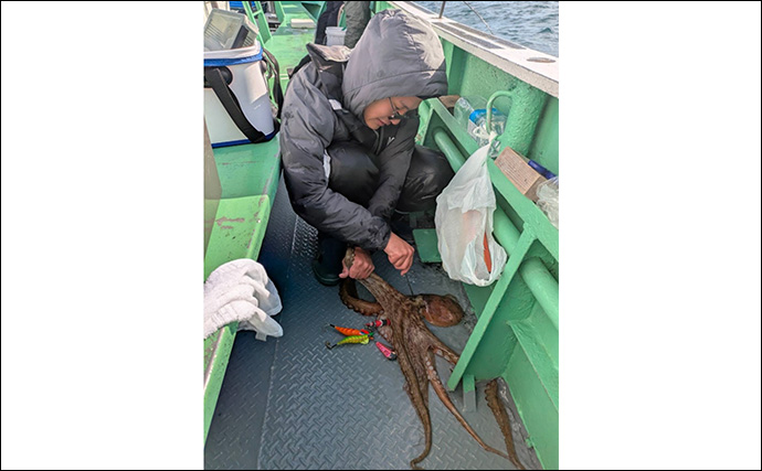 【鈴木斉プロ解説】常磐沖・渡りタコのヒット率アップ術 「エサの有無よりエギサイズが重要？」