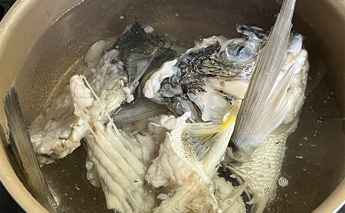 初めて釣った良型キビレで作る「鯛雑炊」レシピ　頑張って作ったのに味がしない？