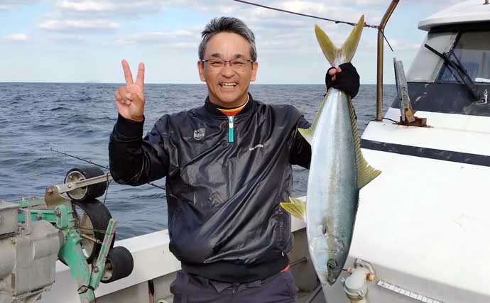 【沖釣り釣果速報】芦屋沖の落とし込み釣りで100cmの大ヒラマサ降臨！船中青物67尾の爆釣劇（福岡）