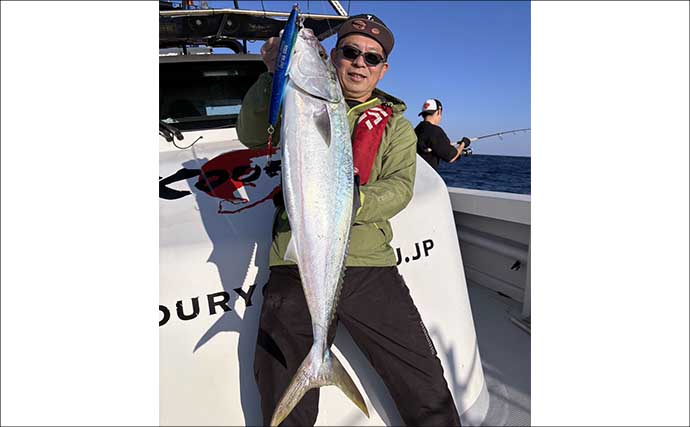 【沖釣り釣果速報】鷹島沖の落とし込み釣りでヒラマサ7.5kg浮上！青物は船中50尾の爆釣（長崎・佐賀）