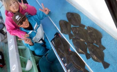【沖釣り釣果速報】伊良湖沖の泳がせ釣りで57cm頭にヒラメ6匹手中！冬…
