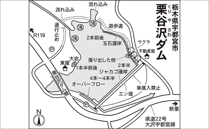 今週のヘラブナ推薦釣り場2025【栃木・栗谷沢ダム】