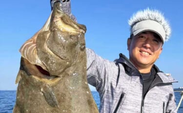 「76.5cmの大ヒラメに歓声！」周防灘の泳がせ釣りでヒラメ・アコウ・…
