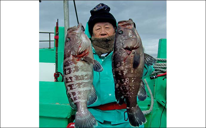 外房・大原の泳がせ釣りで良型ヒラメ続々！【千葉】4〜5kg級ヒットにマハタも登場