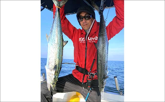 【沖のルアー釣果速報】伊勢志摩沖のティップランで良型アオリイカ連発！1kgアップも浮上（三重）