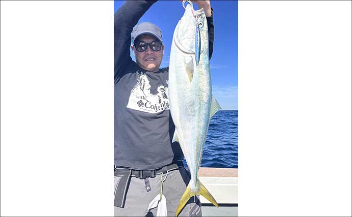 「ズドンと青物襲来！」若狭湾ジギング船で良型ブリ・ヒラマサを好捕【福井】