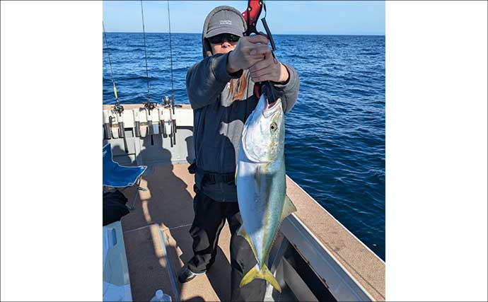 「ズドンと青物襲来！」若狭湾ジギング船で良型ブリ・ヒラマサを好捕【福井】