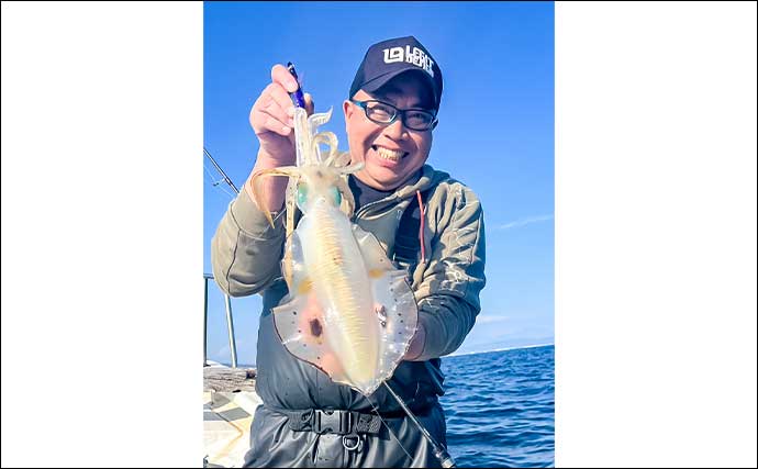 相模湾ティップランエギングで差をつけるコツ　アシストシンカーとロッド使い分け術