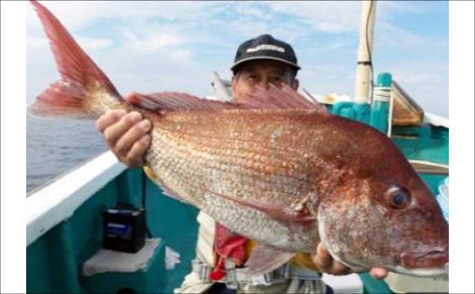 関西エリアの【船釣り特選釣果】左に寒ブリ右にマダイ！ジギング＆ディープタイラバリレーで良型連発