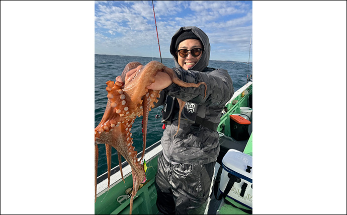 【鈴木斉プロ解説】常磐沖・渡りタコのヒット率アップ術 「エサの有無よりエギサイズが重要？」