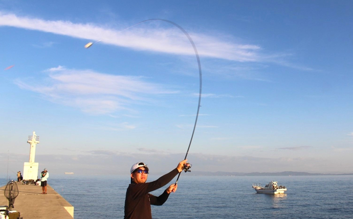 「遠投・感度・操作性の三拍子が揃った！」26コルトで沖堤アジングを攻略成功【兵庫・志筑一文字】