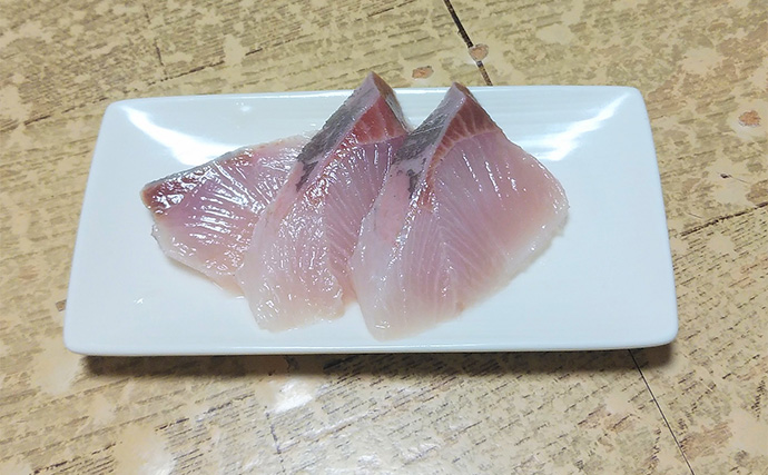 釣魚で作る「カラダ健やか」レシピ：ヤズの酢洗い　5分締めればOK