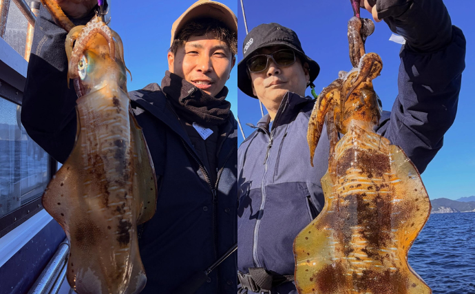 「ティップランエギングなつきちカップ」が開催　参加費一部はアオリイカ産卵床設置のために寄付