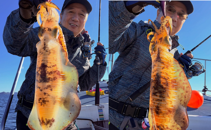 「ティップランエギングなつきちカップ」が開催　参加費一部はアオリイカ産卵床設置のために寄付