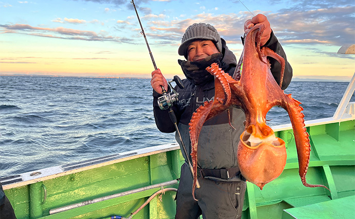 【鈴木斉プロ解説】常磐沖・渡りタコのヒット率アップ術 「エサの有無よりエギサイズが重要？」