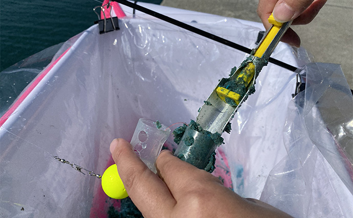 深夜のぶっこみサビキ釣りで想定外のイシモチが連発！　本命のアジは不発