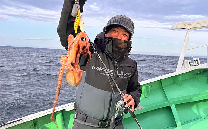 【鈴木斉プロ解説】常磐沖・渡りタコのヒット率アップ術 「エサの有無よりエギサイズが重要？」